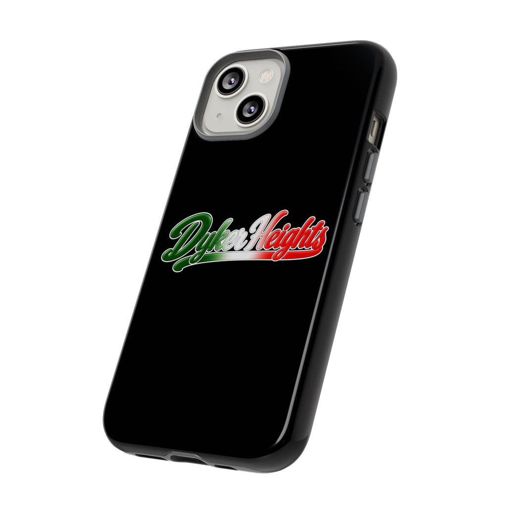 Dyker Heights Black Phone Case, Tough Cases for iPhone, Gift for Italians, Stylish Phone Cover, Unique Phone Accessory