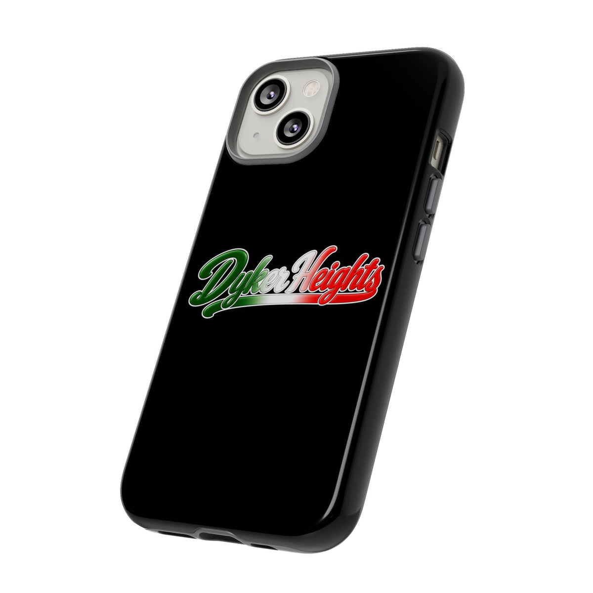 Dyker Heights Black Phone Case, Tough Cases for iPhone, Gift for Italians, Stylish Phone Cover, Unique Phone Accessory