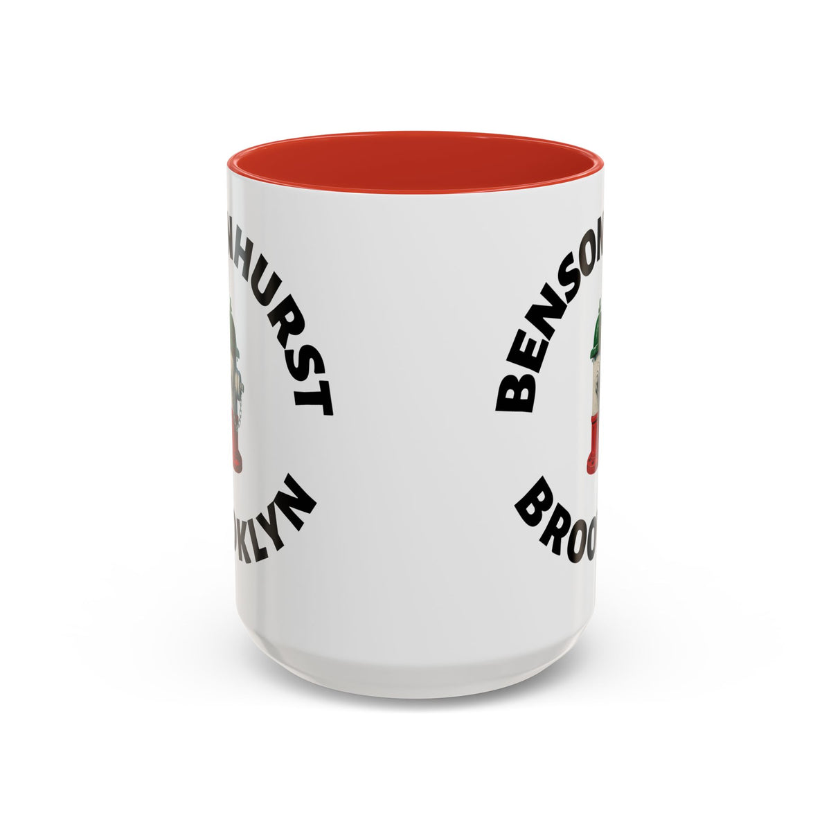Bensonhurst Coffee Mug with Fire Hydrant Design, Unique Gift for Italians, Fun Kitchen Decor