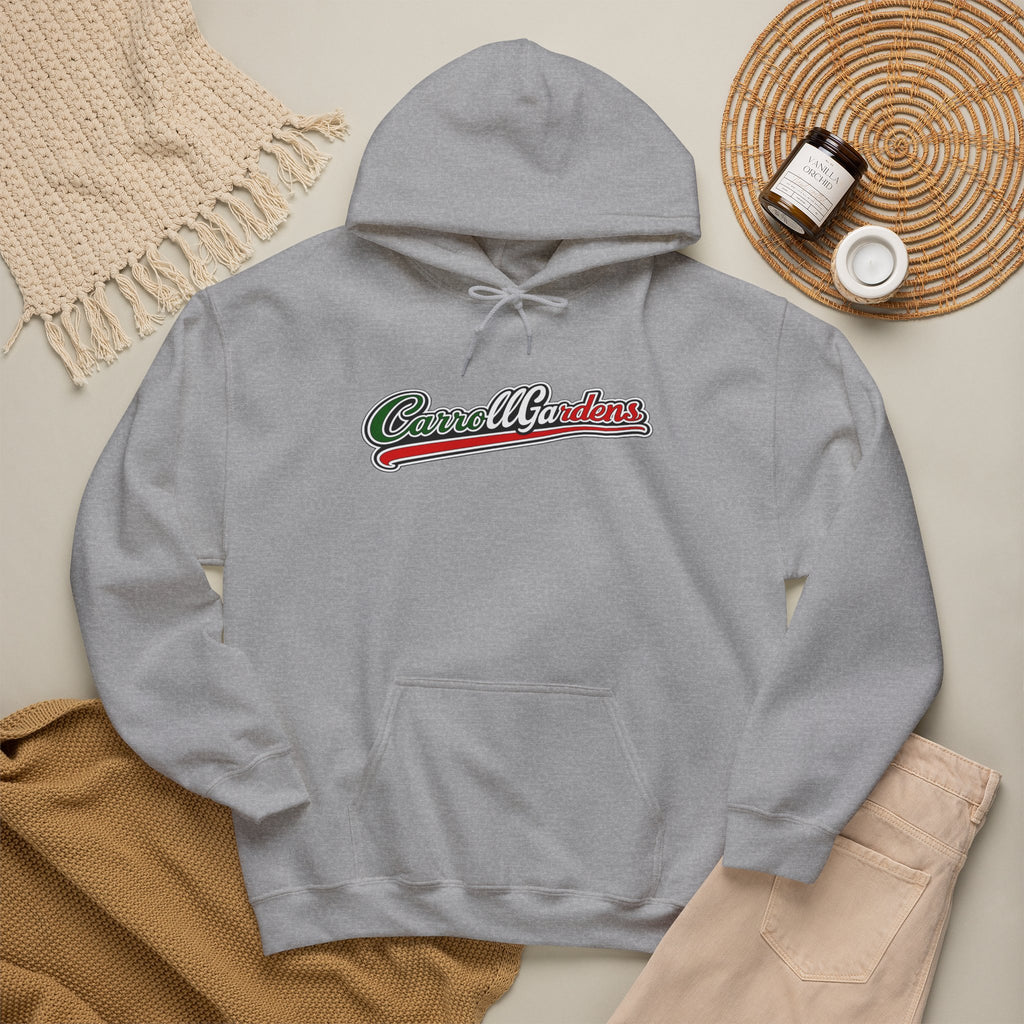 Carroll Gardens Hoodie — Italian Flag Script Pullover