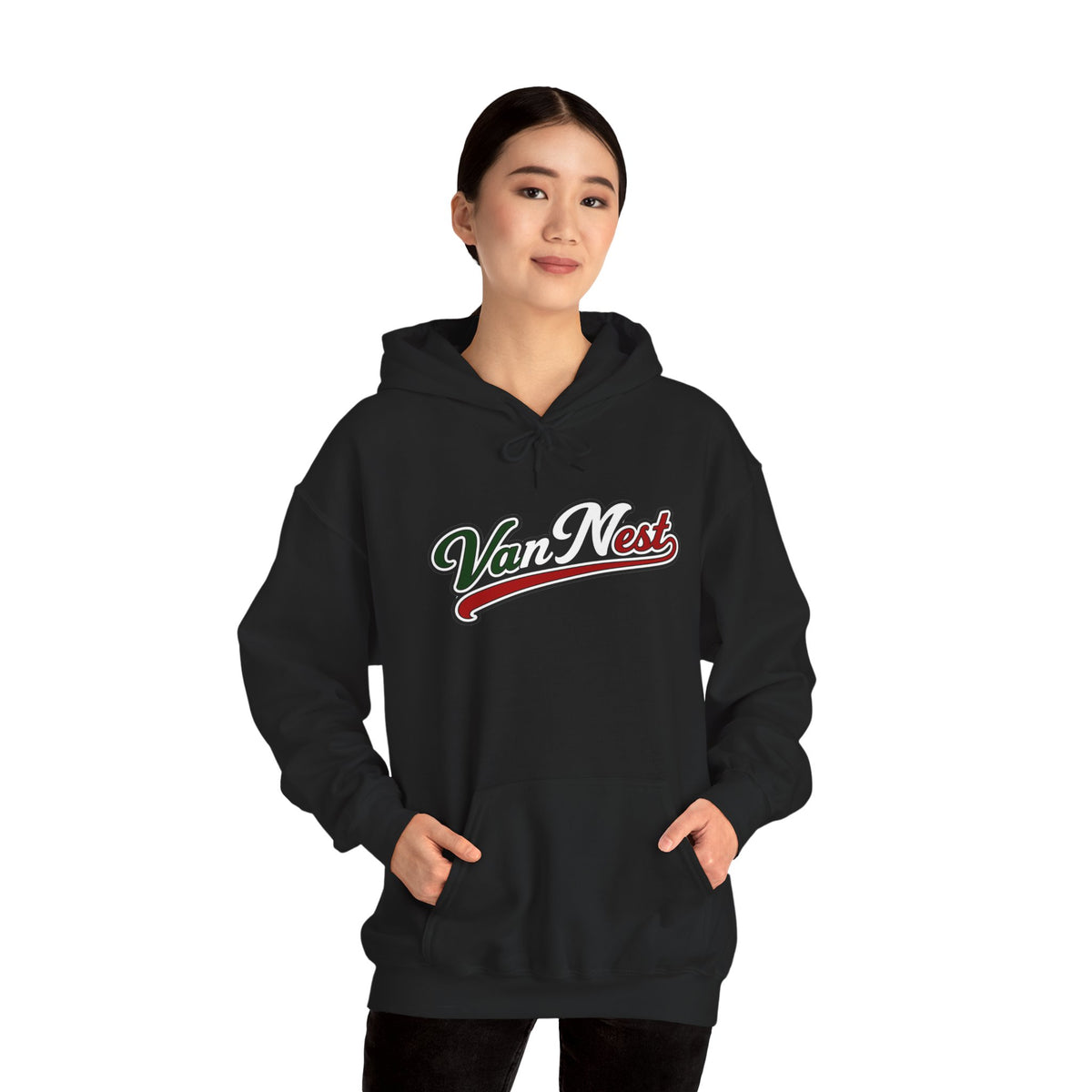 Van Nest Hoodie — Italian Flag Script Pullover