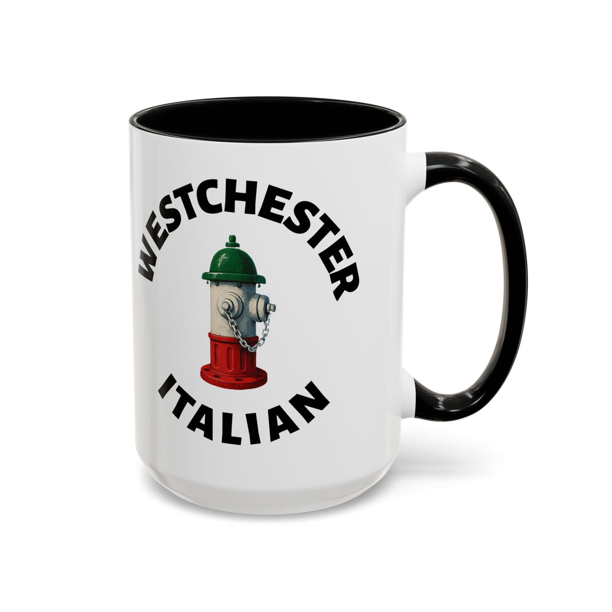 Westchester Coffee Mug with Fire Hydrant Design, Unique Gift for Italians, Fun Kitchen Decor