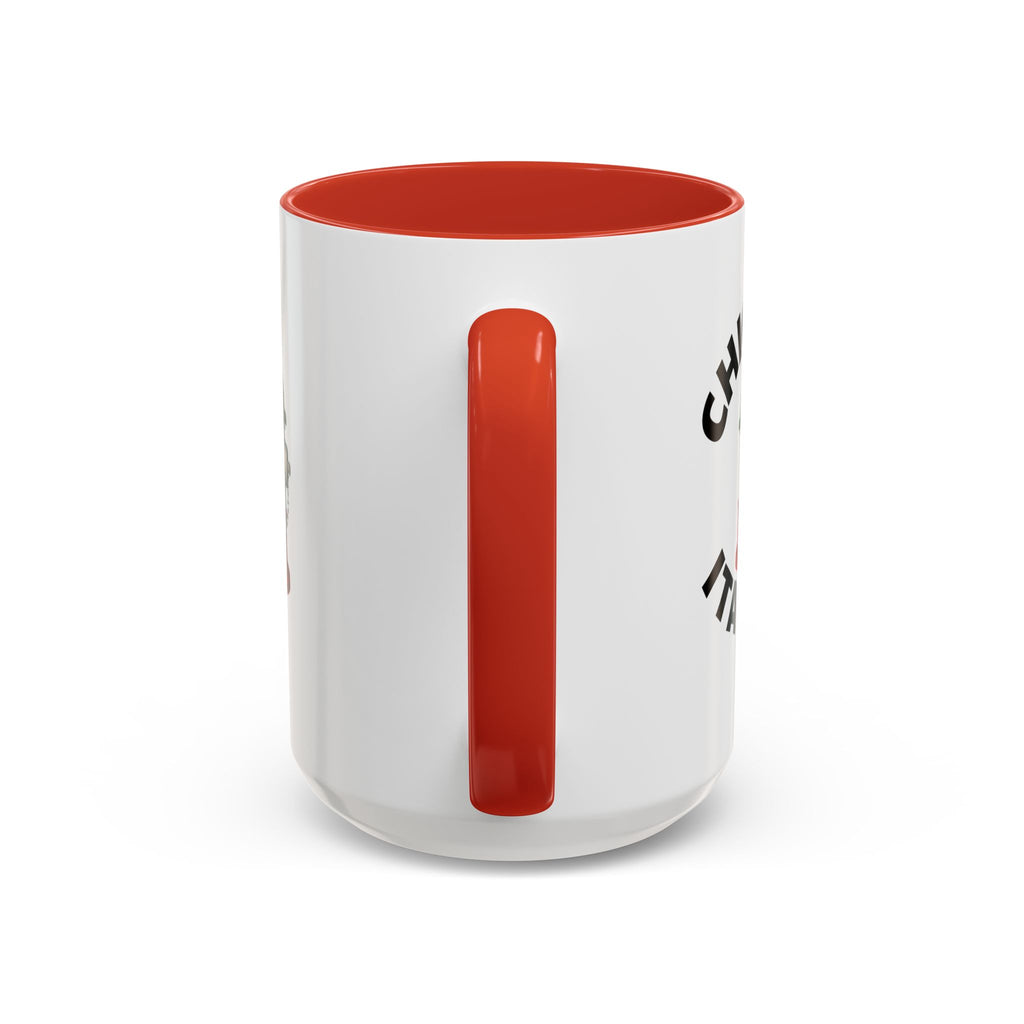 Chicago Coffee Mug with Fire Hydrant Design, Unique Gift for Italians, Fun Kitchen Decor