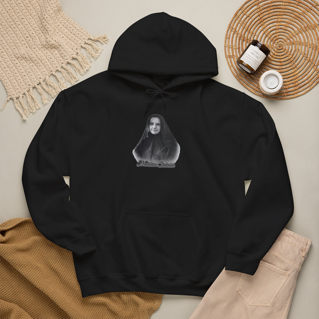 Mother Cabrini Hoodie — Italian Flag Script Pullover