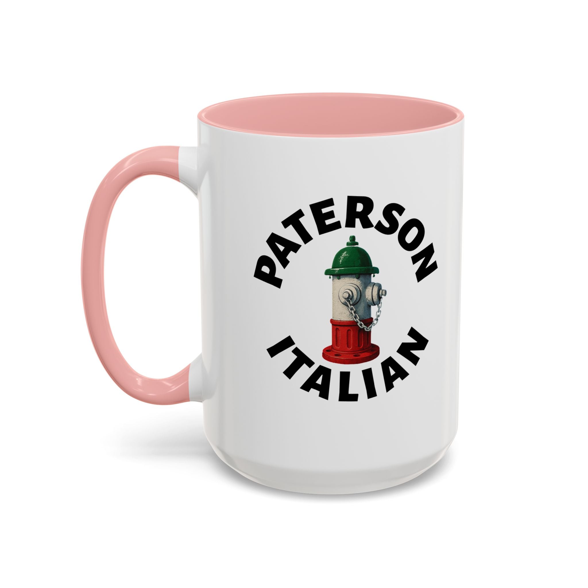 Paterson Coffee Mug with Fire Hydrant Design, Unique Gift for Italians, Fun Kitchen Decor