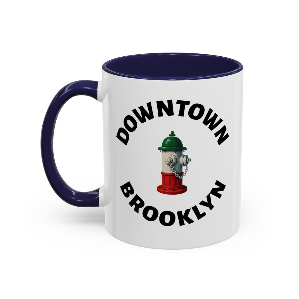 Downtown Coffee Mug with Fire Hydrant Design, Unique Gift for Italians, Fun Kitchen Decor