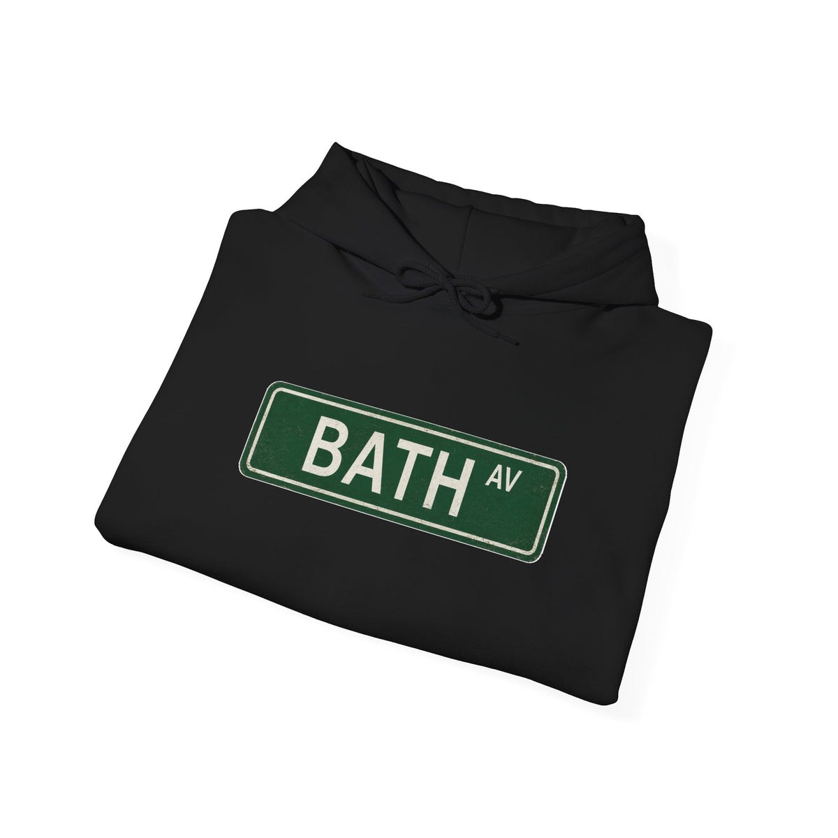 Bath AV Hoodie — Italian Flag Script Pullover