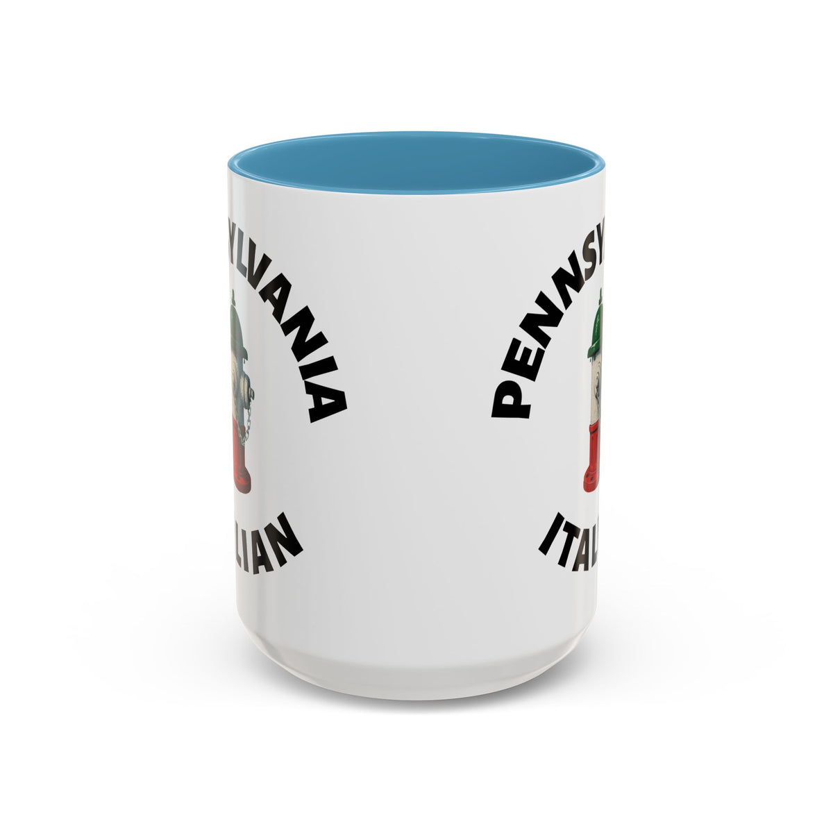 Pennsylvania Coffee Mug with Fire Hydrant Design, Unique Gift for Italians, Fun Kitchen Decor