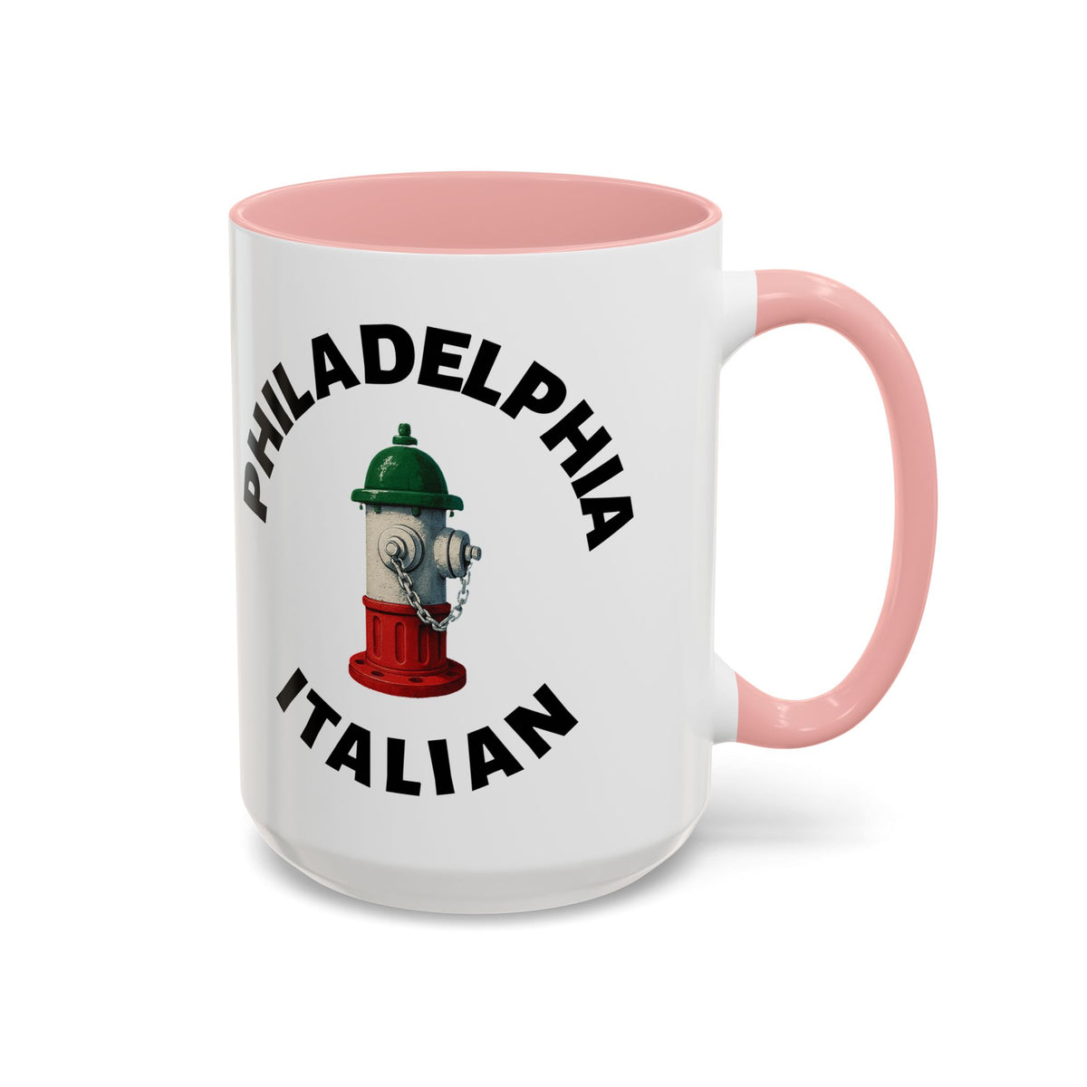Philadelphia Coffee Mug with Fire Hydrant Design, Unique Gift for Italians, Fun Kitchen Decor