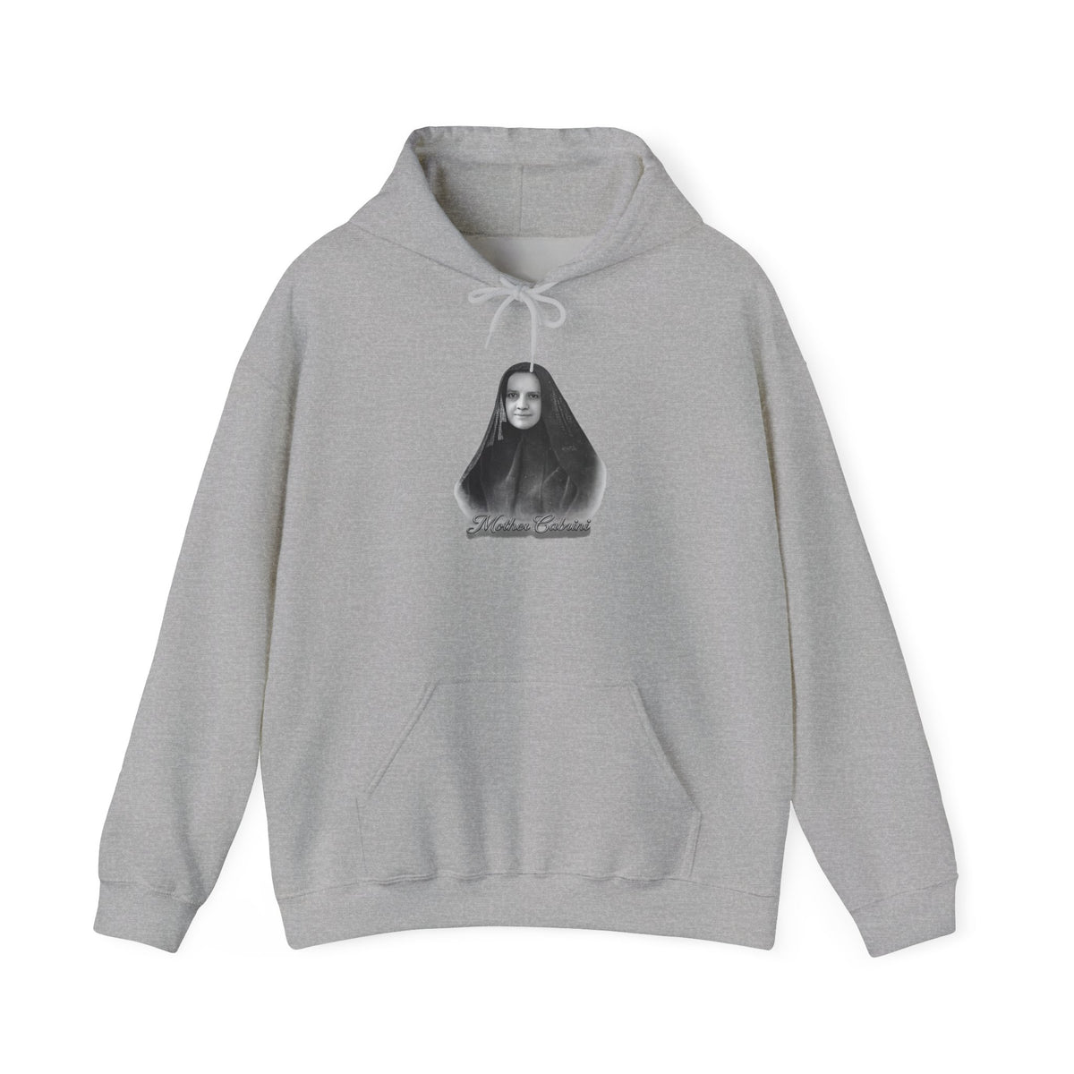 Mother Cabrini Hoodie — Italian Flag Script Pullover