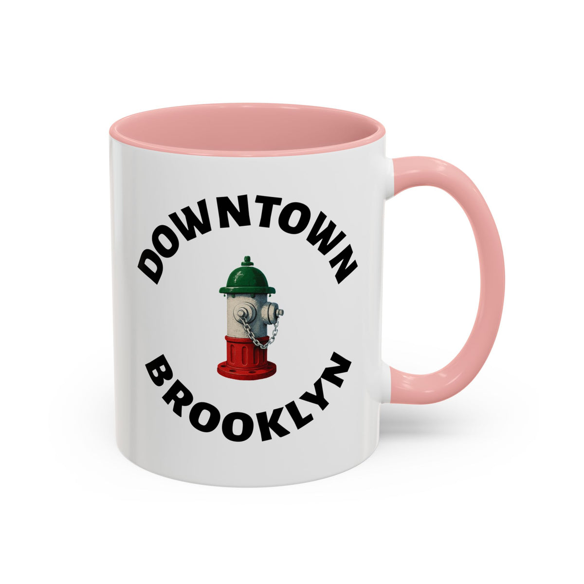 Downtown Coffee Mug with Fire Hydrant Design, Unique Gift for Italians, Fun Kitchen Decor