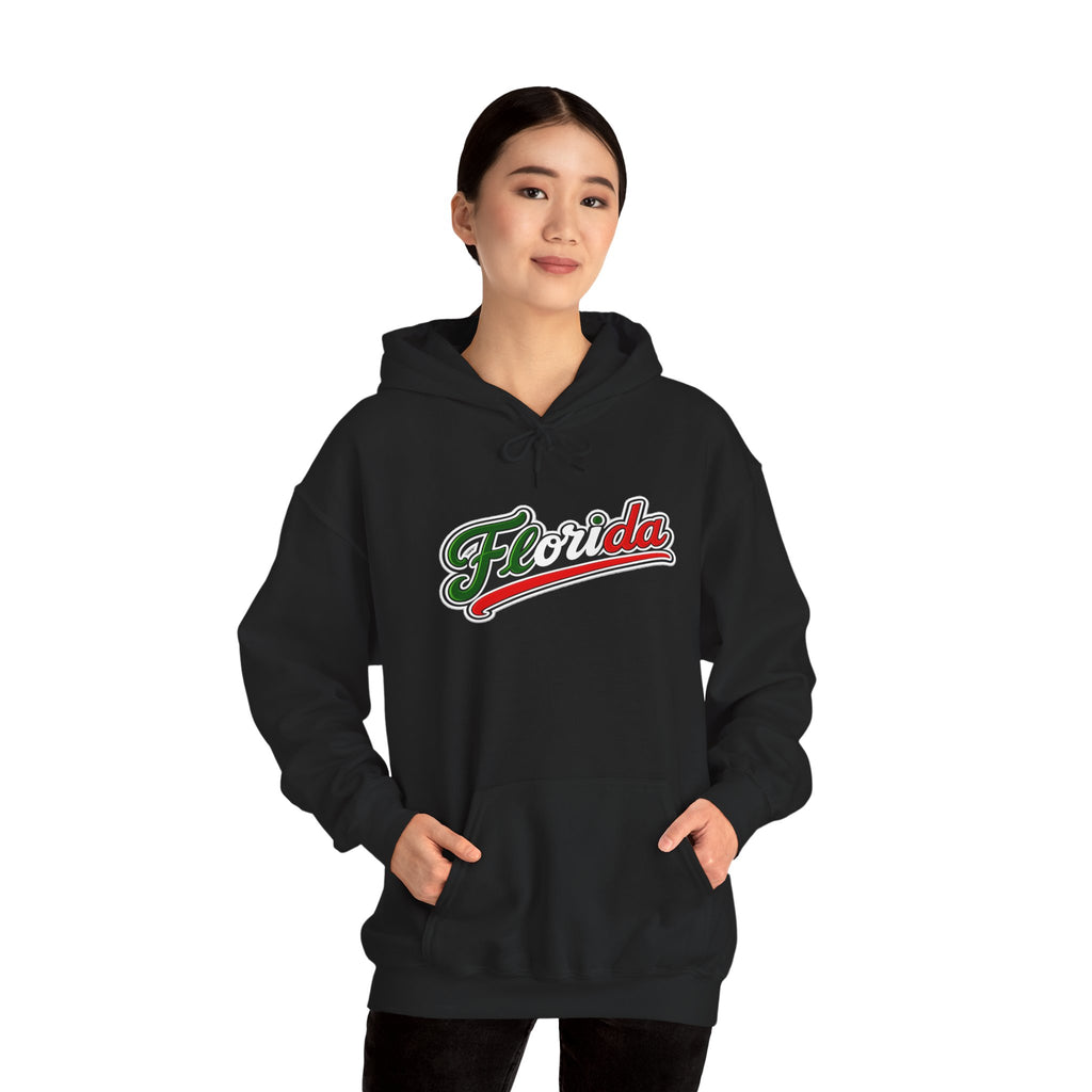 Florida Hoodie — Italian Flag Script Pullover