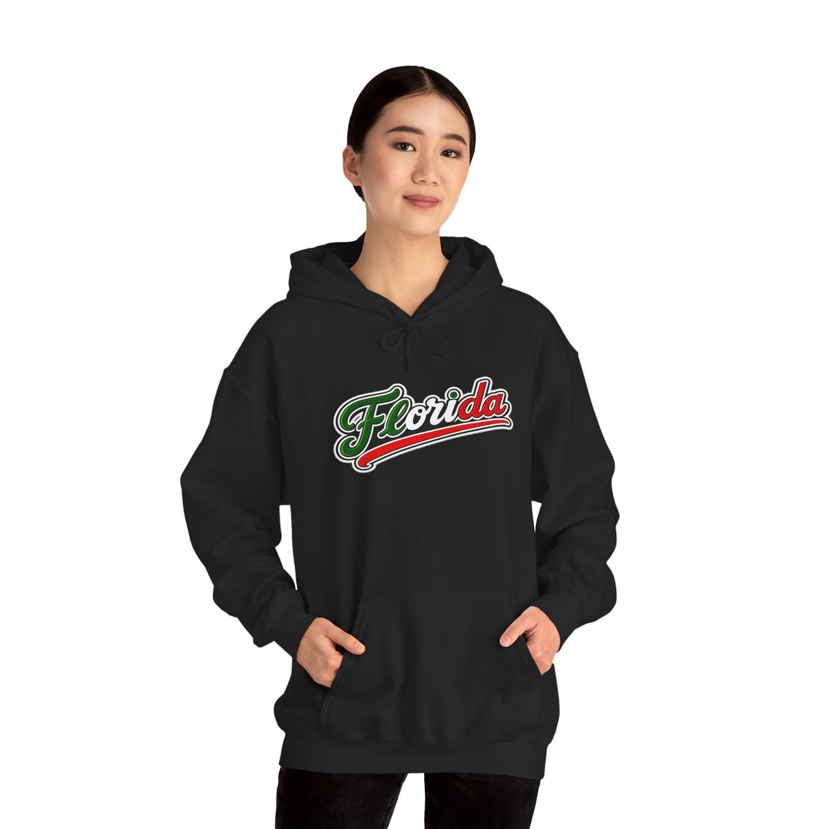 Florida Hoodie — Italian Flag Script Pullover