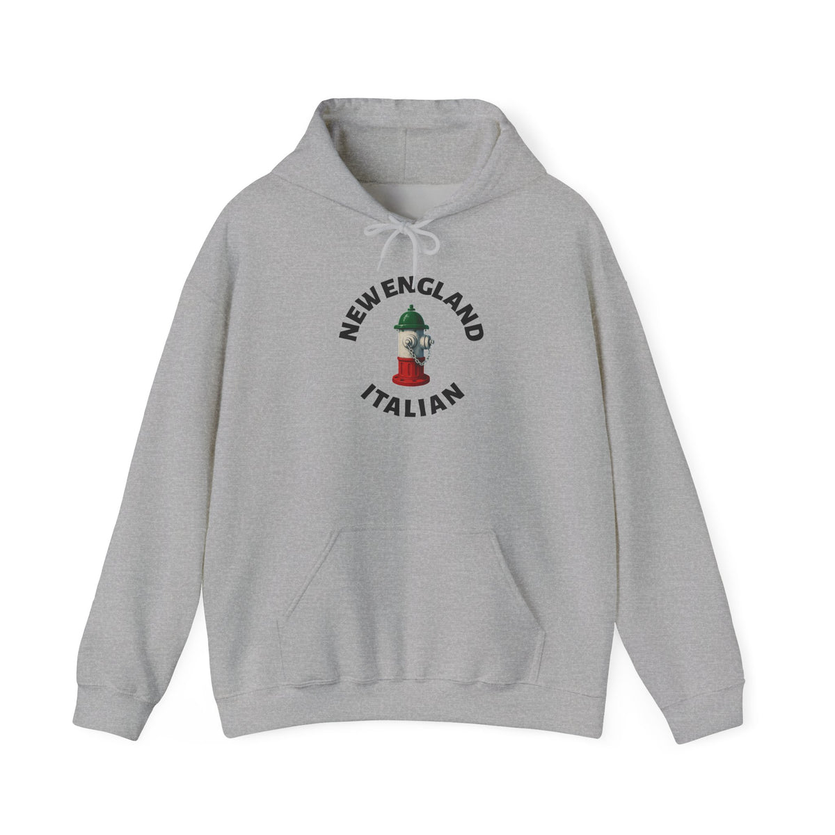 New England Italian Hoodie — Italian Flag Script Pullover