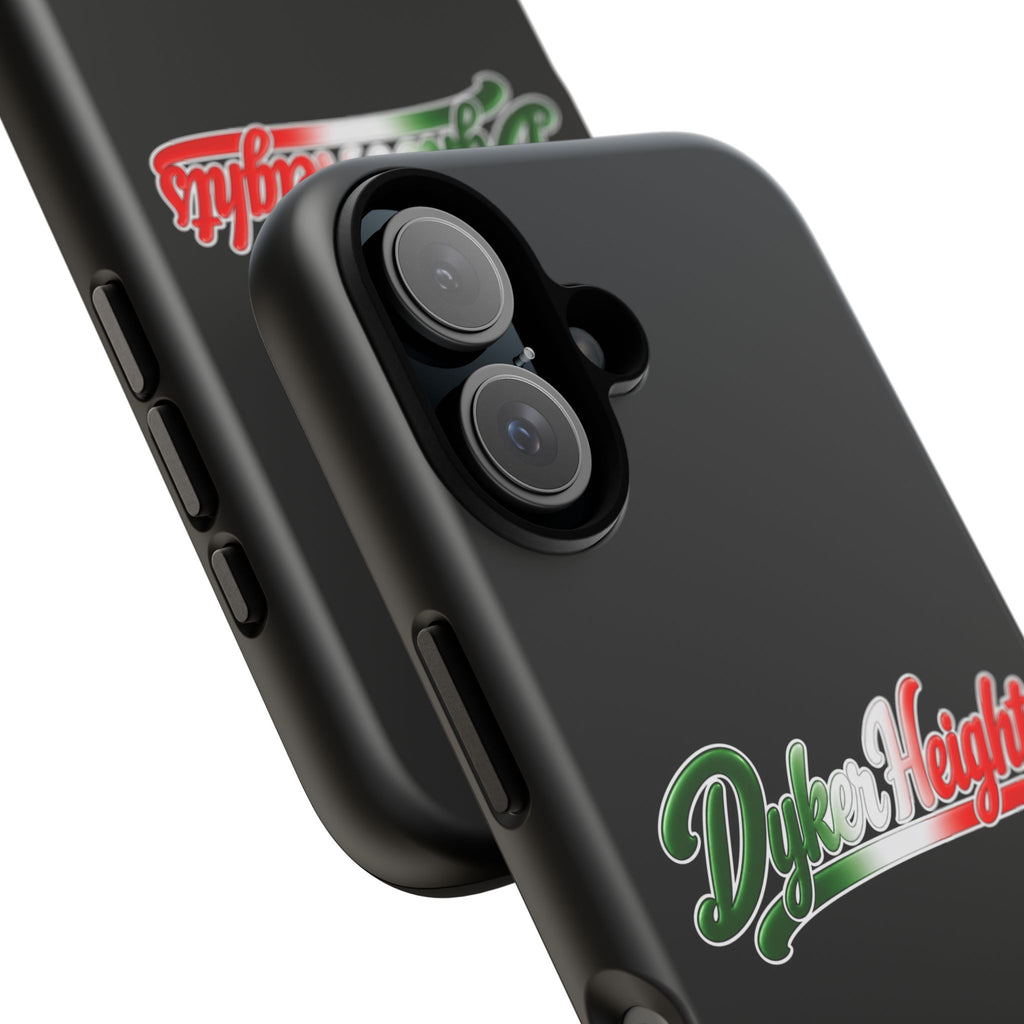Dyker Heights Black Phone Case, Tough Cases for iPhone, Gift for Italians, Stylish Phone Cover, Unique Phone Accessory