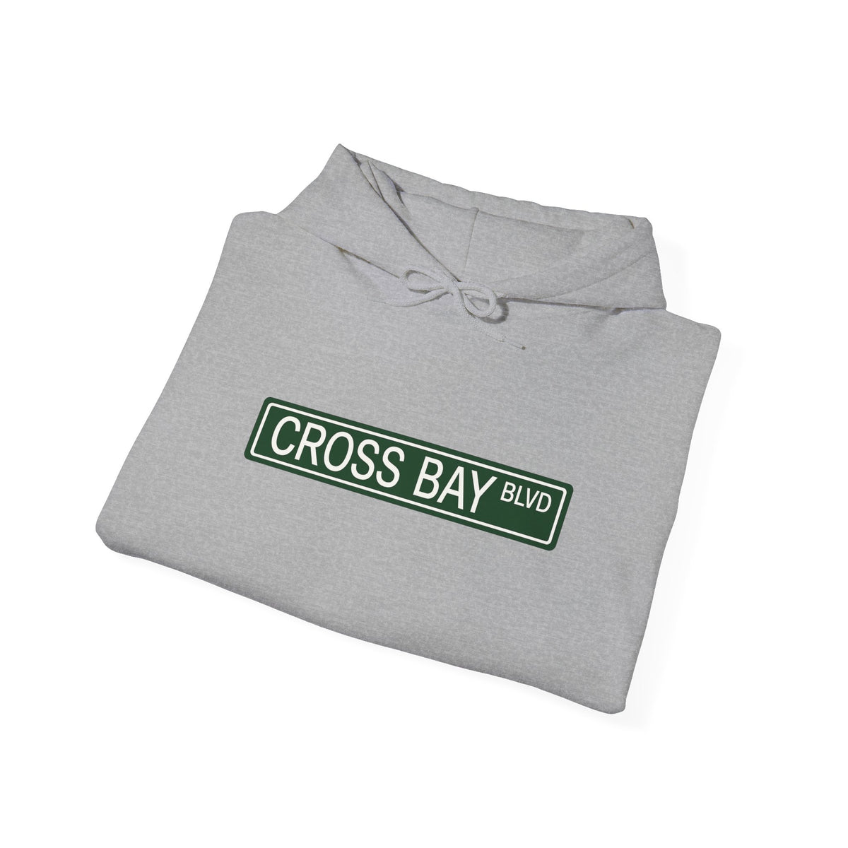 Cross Bay BLVD Hoodie — Italian Flag Script Pullover