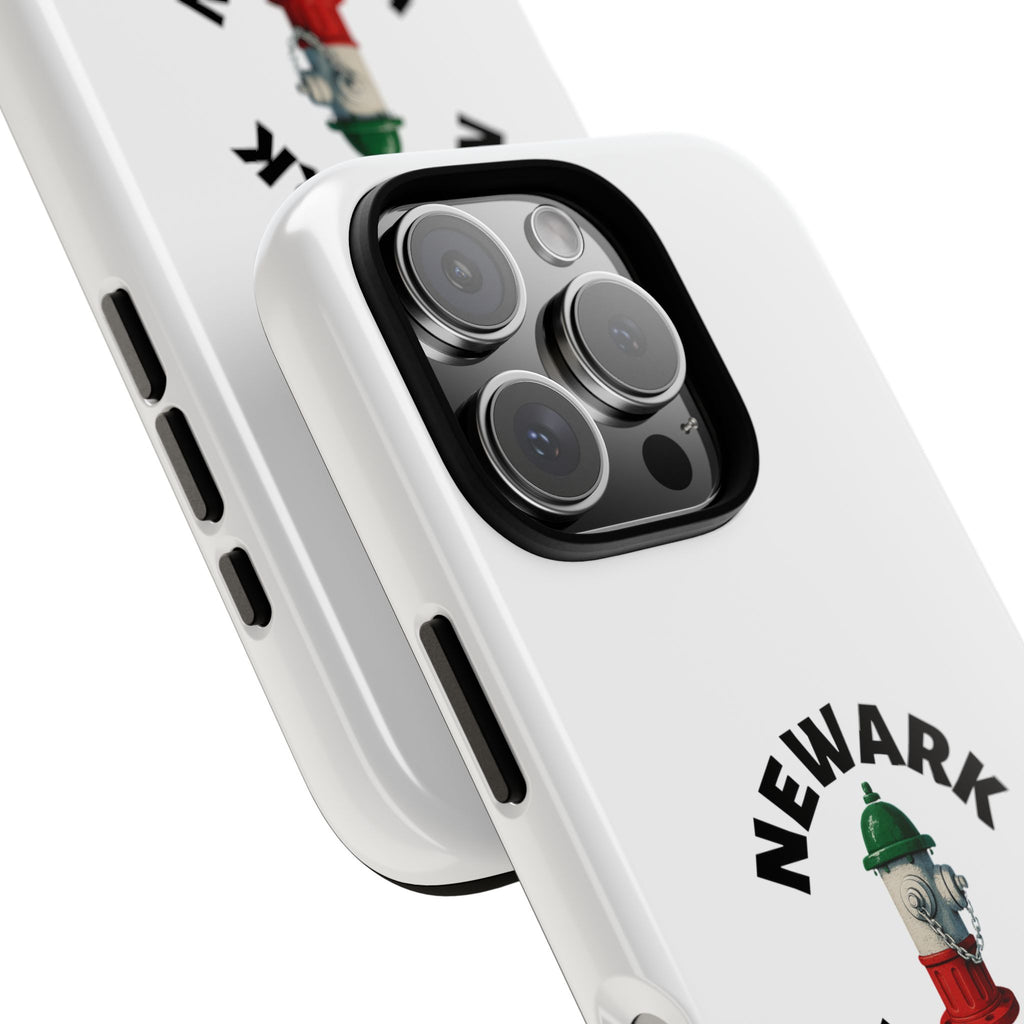 Newark Italian White Phone Case, Urban Style Phone Cover, Tough Smartphone Case, Gift for Italian Heritage, Fun Streetwear Accessories