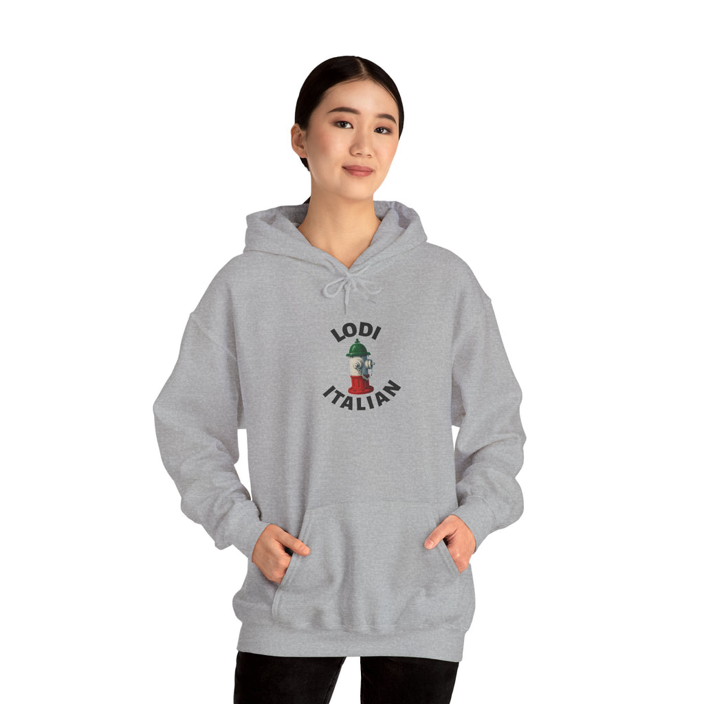 Lodi Italian Hoodie — Italian Flag Script Pullover