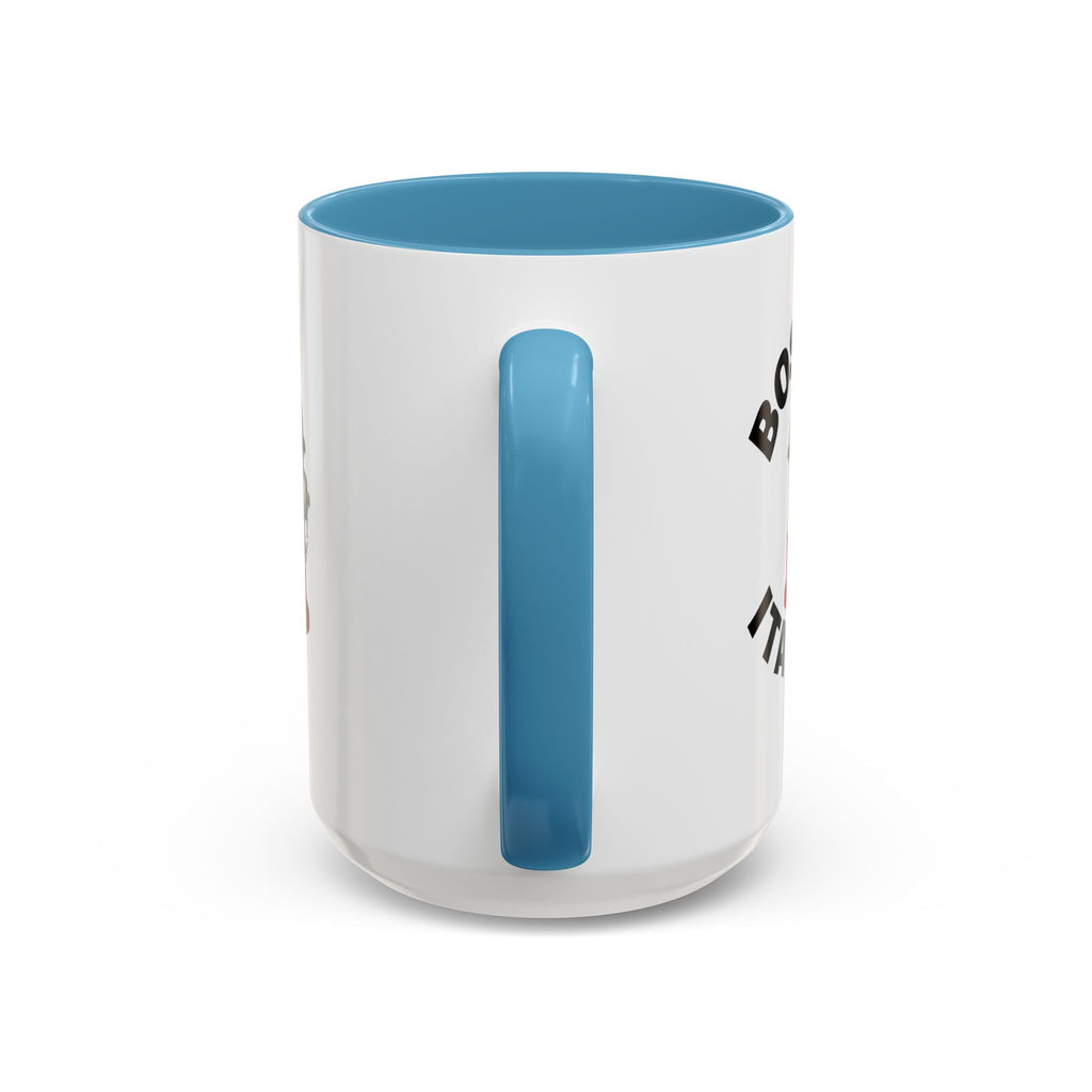 Boston Coffee Mug with Fire Hydrant Design, Unique Gift for Italians, Fun Kitchen Decor