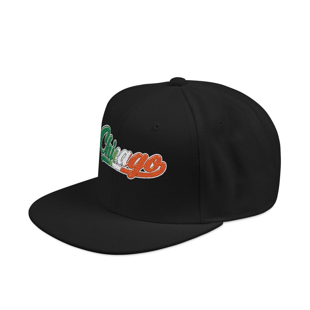 Chicago Italian Embroidered Snapback Hat | Street Sign Patch Cap