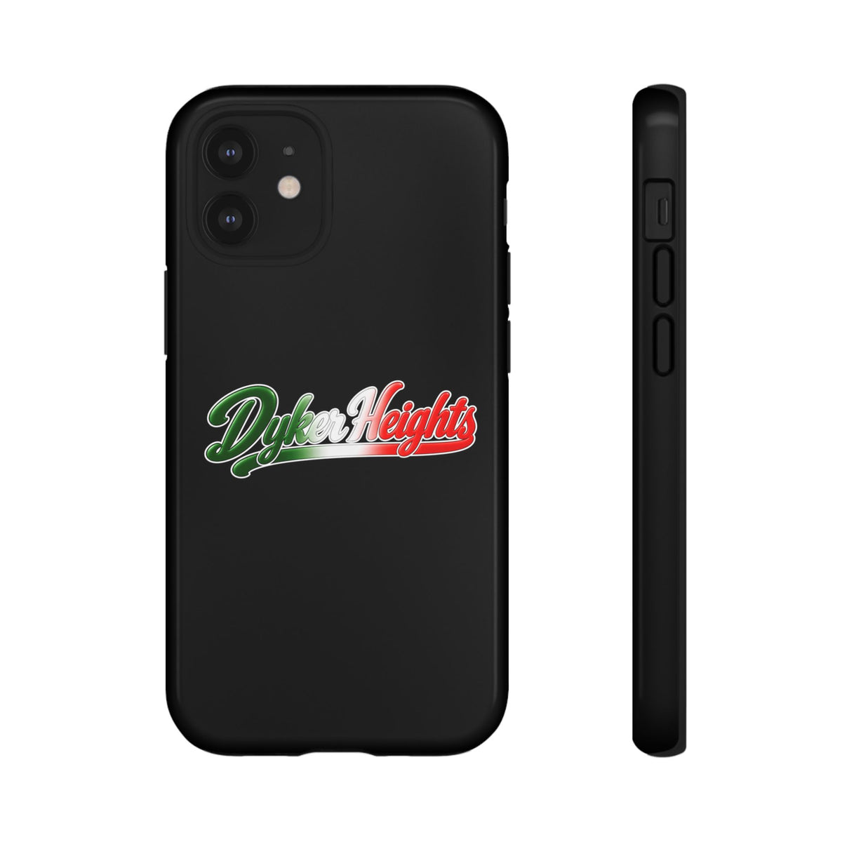 Dyker Heights Black Phone Case, Tough Cases for iPhone, Gift for Italians, Stylish Phone Cover, Unique Phone Accessory