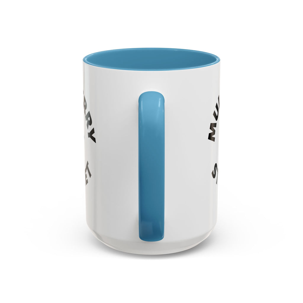 Mulberry Street Coffee Mug with Fire Hydrant Design, Unique Gift for Italians, Fun Kitchen Decor
