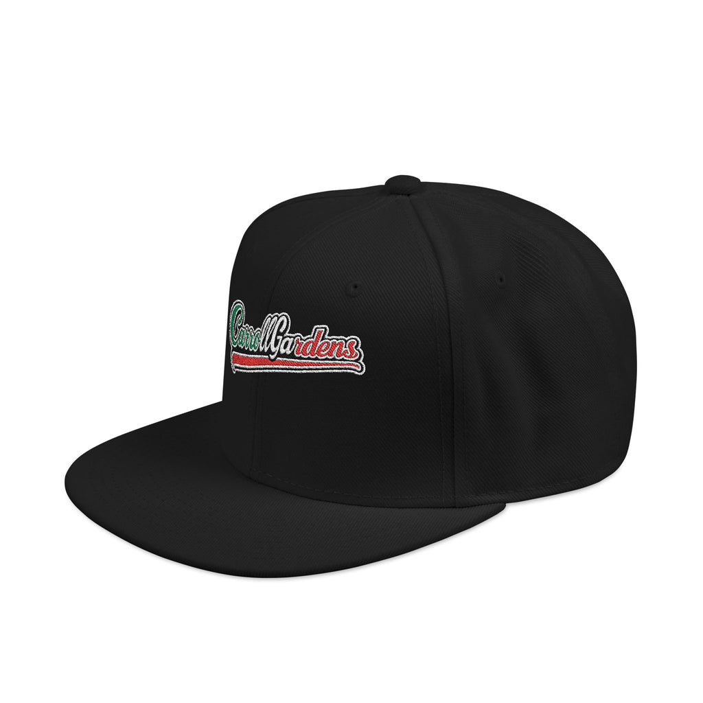 Carroll Gardens Italian Embroidered Snapback Hat | Street Sign Patch Cap