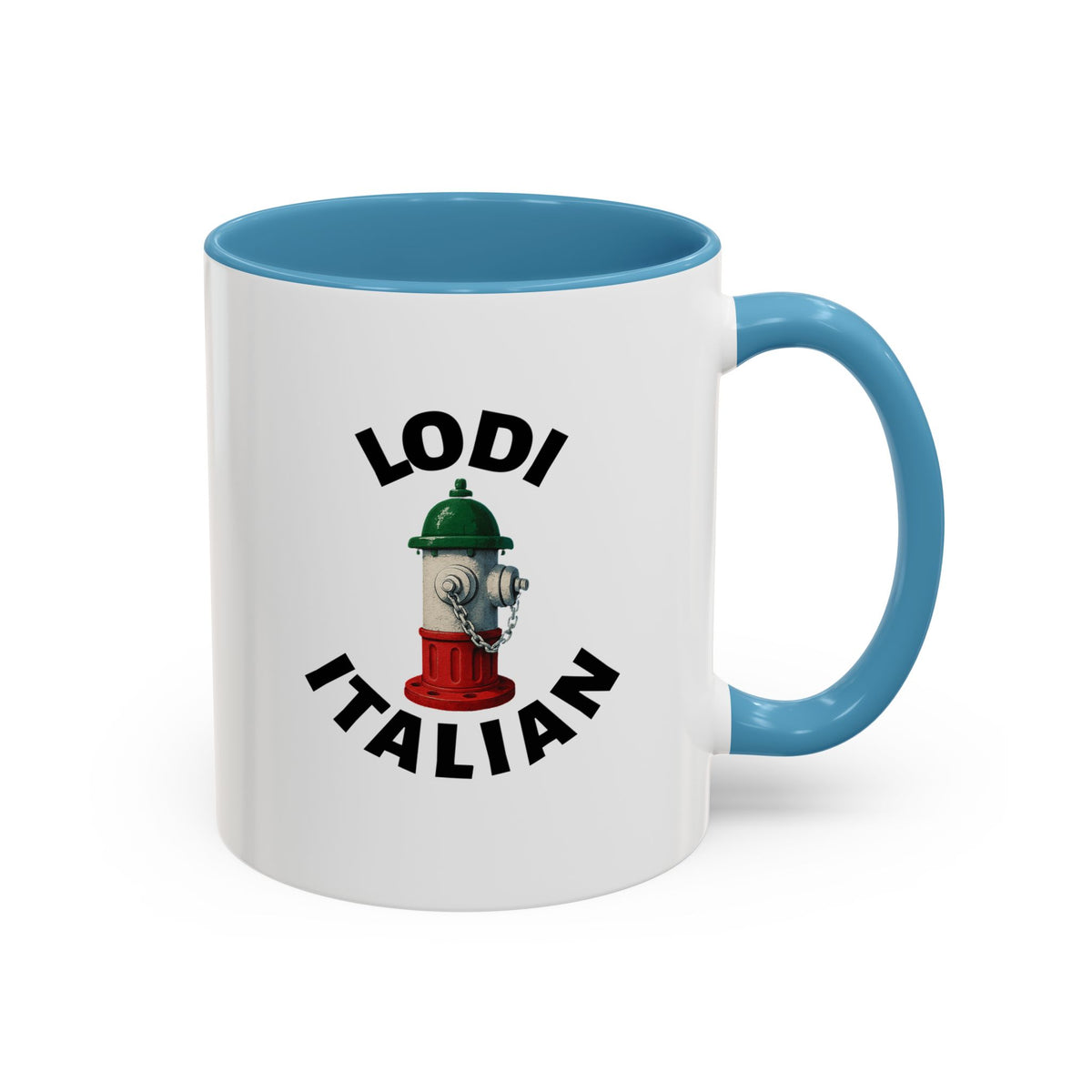 Lodi Coffee Mug with Fire Hydrant Design, Unique Gift for Italians, Fun Kitchen Decor