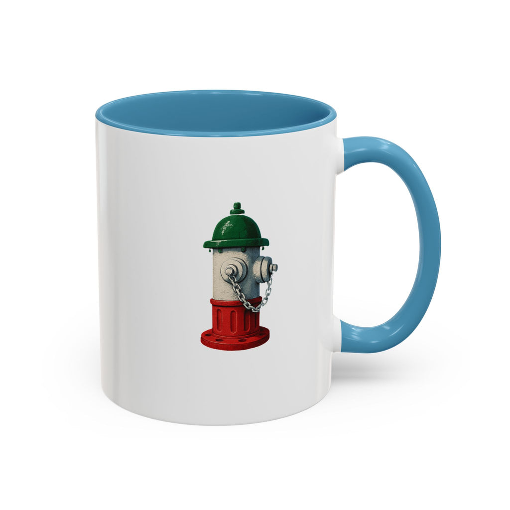 Arthur Avenue Coffee Mug with Fire Hydrant Design, Unique Gift for Italians, Fun Kitchen Decor