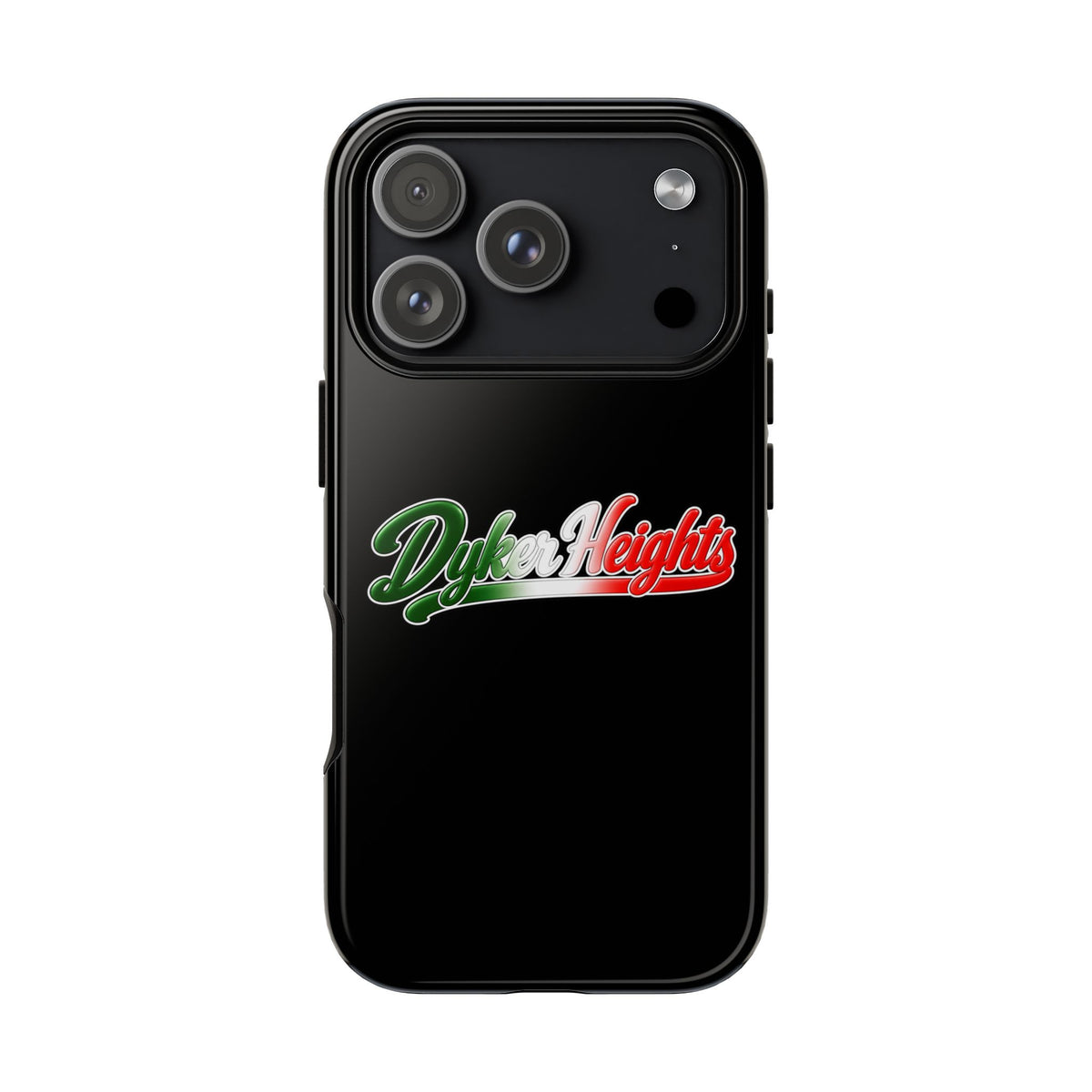 Dyker Heights Black Phone Case, Tough Cases for iPhone, Gift for Italians, Stylish Phone Cover, Unique Phone Accessory