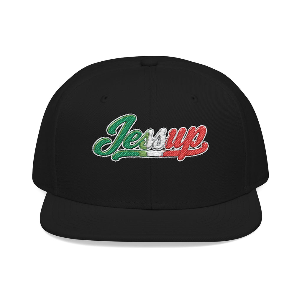 Jessup Italian Embroidered Snapback Hat | Street Sign Patch Cap