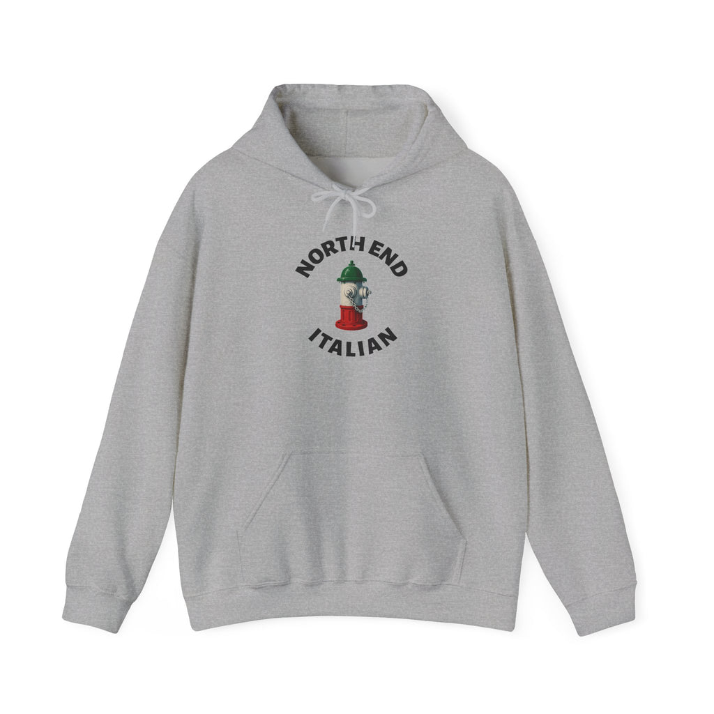 North End Italian Hoodie — Italian Flag Script Pullover