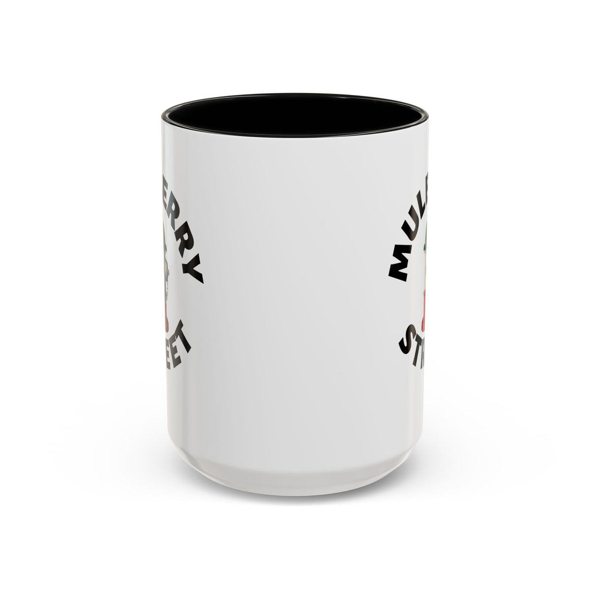 Mulberry Street Coffee Mug with Fire Hydrant Design, Unique Gift for Italians, Fun Kitchen Decor