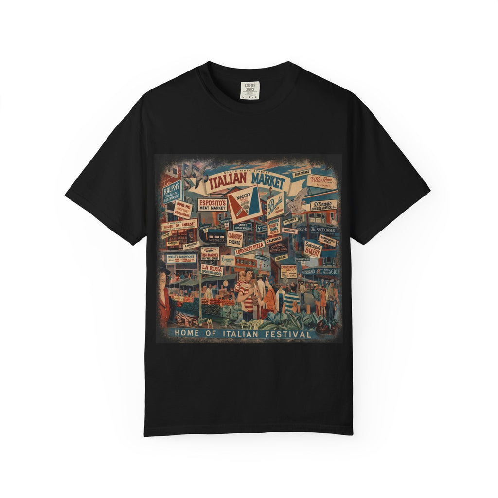 South Philly Italian Market Tee | Street Style, Unisex Fashion, Comfortable Casual Wear