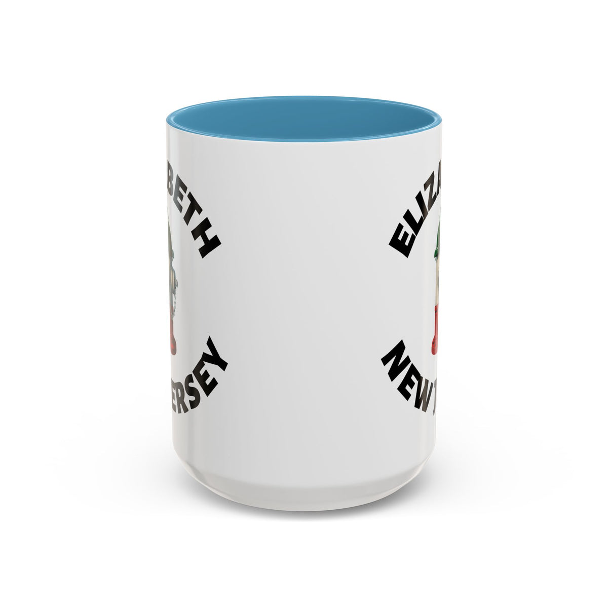 Coffee Mug - Elizabeth with Fire Hydrant Design, Unique Gift for Italians
