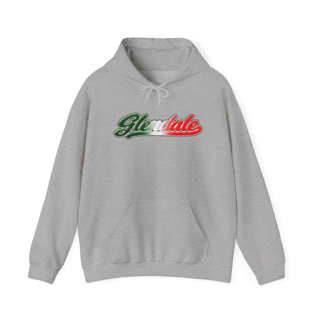 Glendale Hoodie — Italian Flag Script Pullover