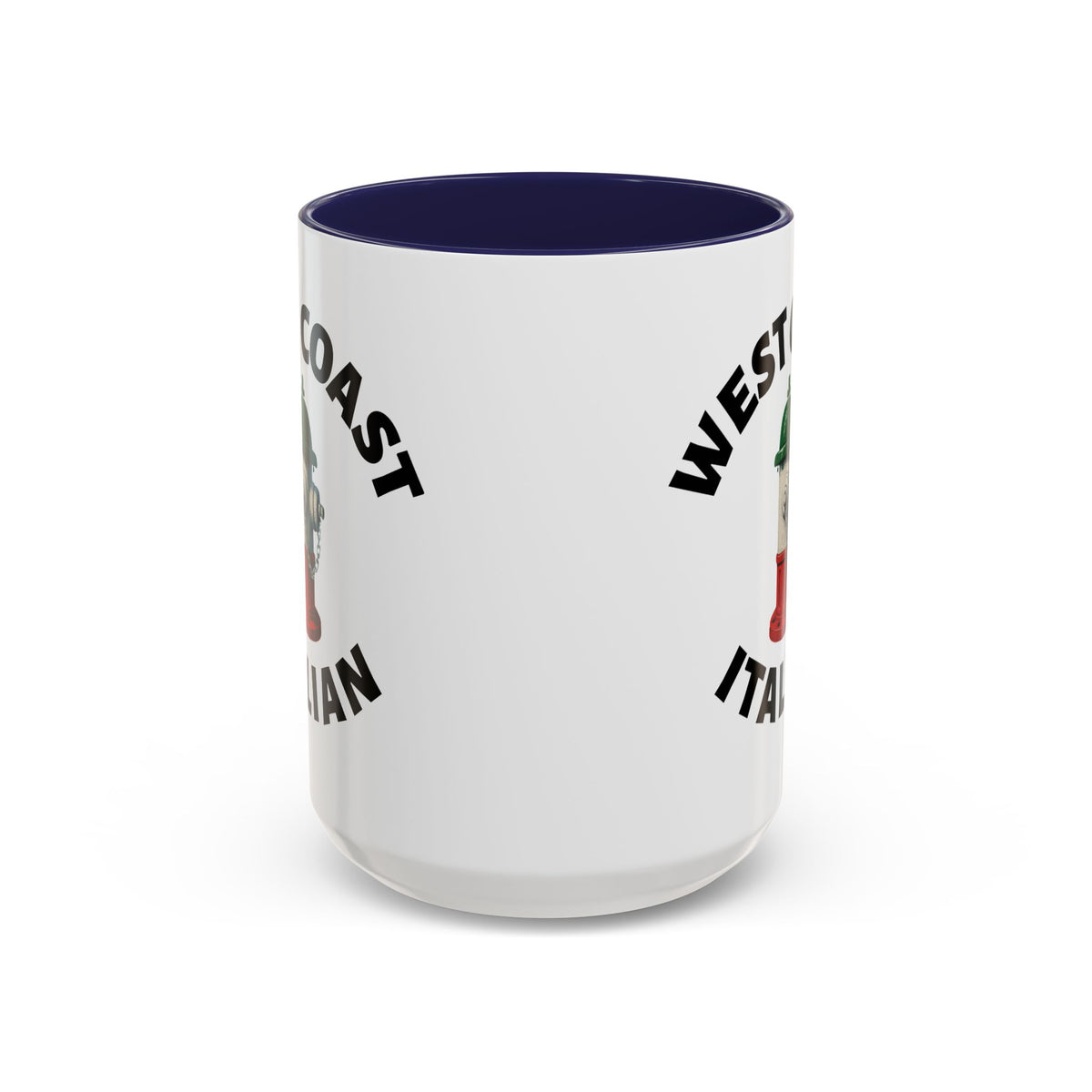 West Coast Coffee Mug with Fire Hydrant Design, Unique Gift for Italians, Fun Kitchen Decor