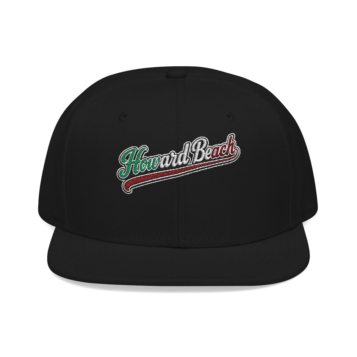 Howard Beach Italian Embroidered Snapback Hat | Street Sign Patch Cap
