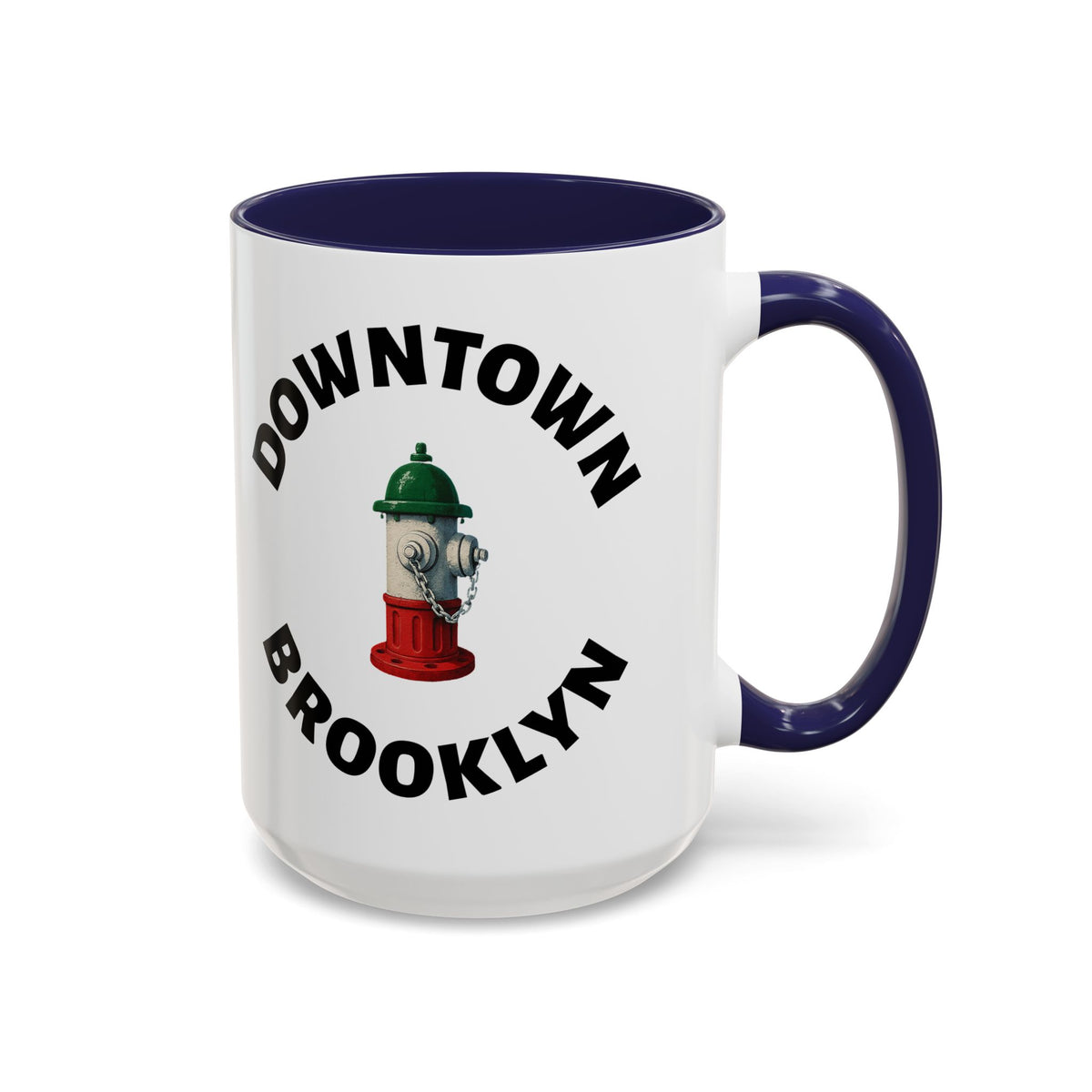 Downtown Coffee Mug with Fire Hydrant Design, Unique Gift for Italians, Fun Kitchen Decor