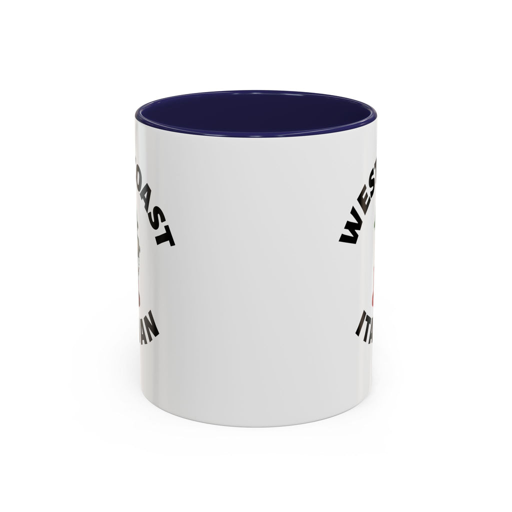 West Coast Coffee Mug with Fire Hydrant Design, Unique Gift for Italians, Fun Kitchen Decor