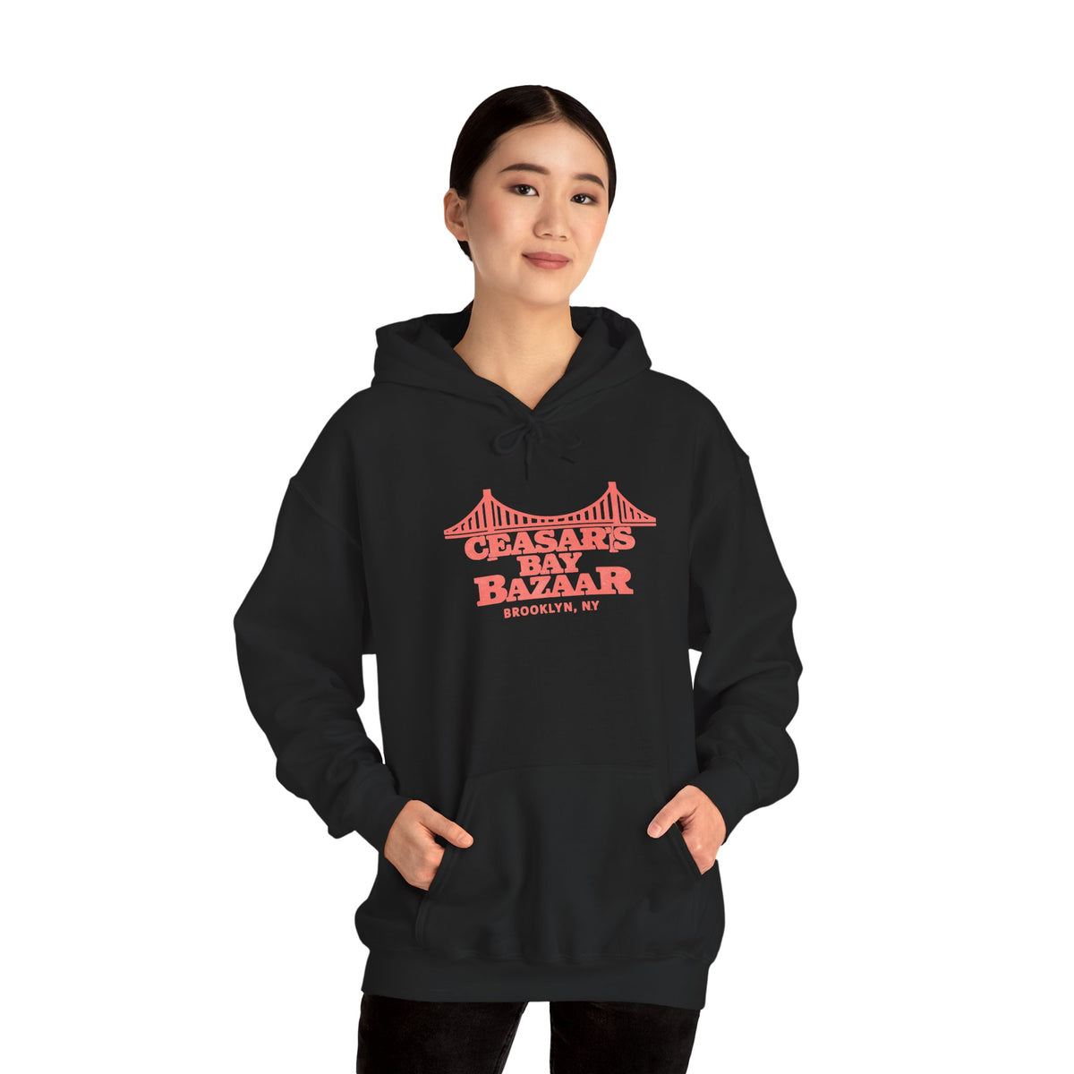 Ceasar's Bay Bazaar Hoodie — Italian Flag Script Pullover