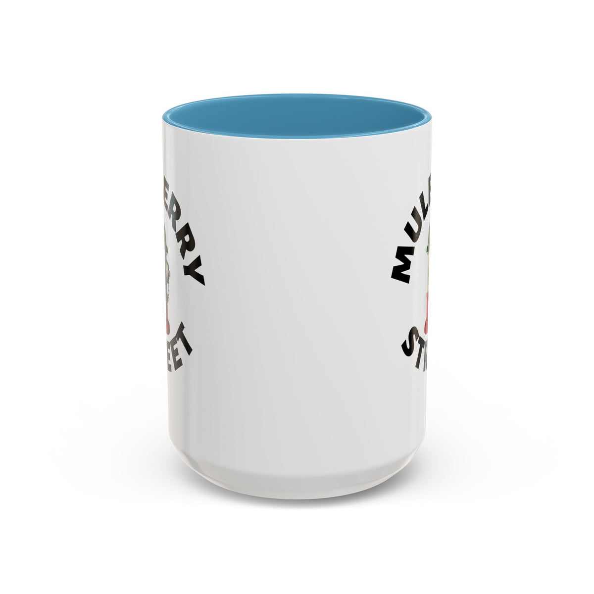 Mulberry Street Coffee Mug with Fire Hydrant Design, Unique Gift for Italians, Fun Kitchen Decor