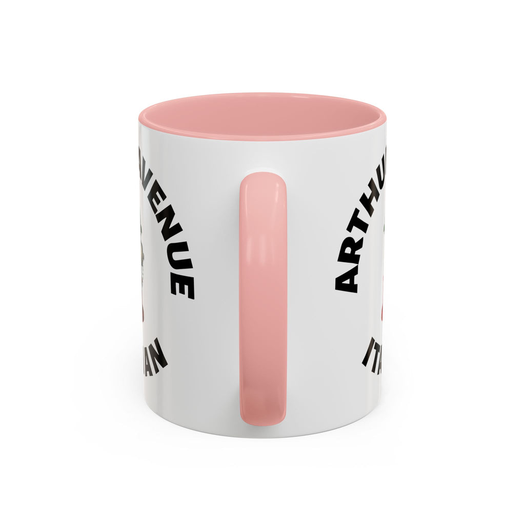 Arthur Avenue Coffee Mug with Fire Hydrant Design, Unique Gift for Italians, Fun Kitchen Decor