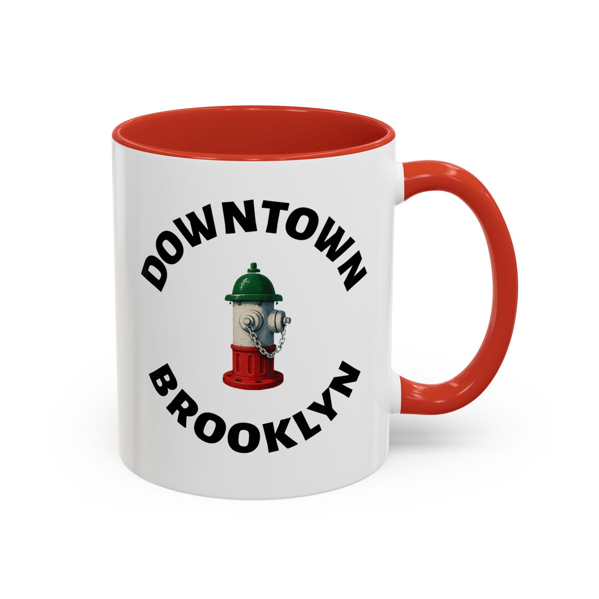 Downtown Coffee Mug with Fire Hydrant Design, Unique Gift for Italians, Fun Kitchen Decor
