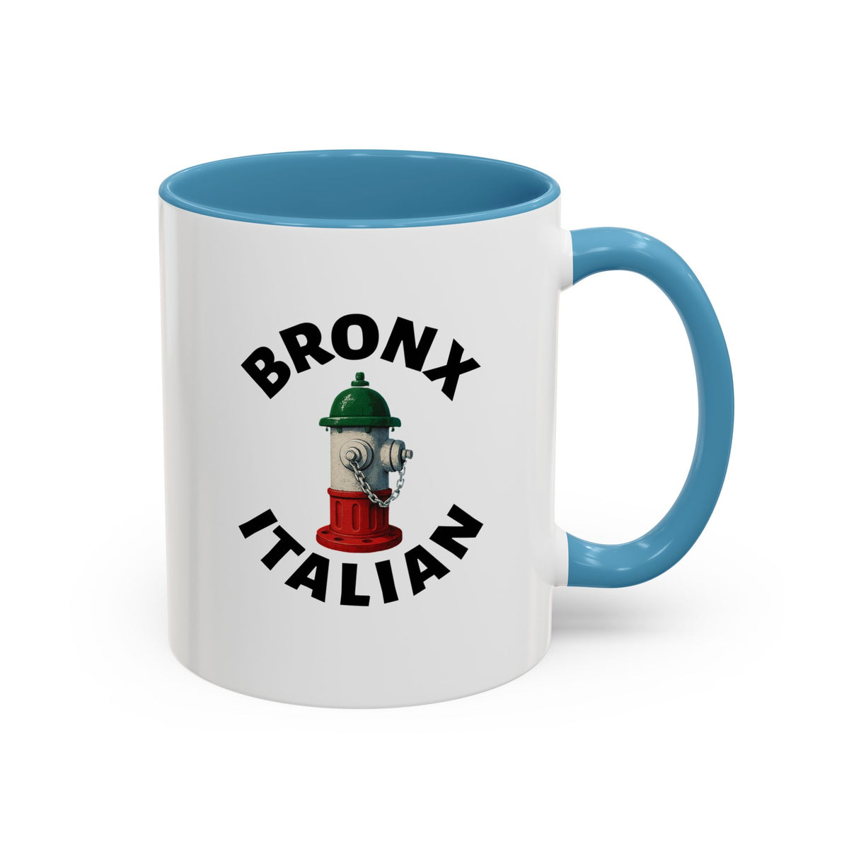 Bronx Coffee Mug with Fire Hydrant Design, Unique Gift for Italians, Fun Kitchen Decor