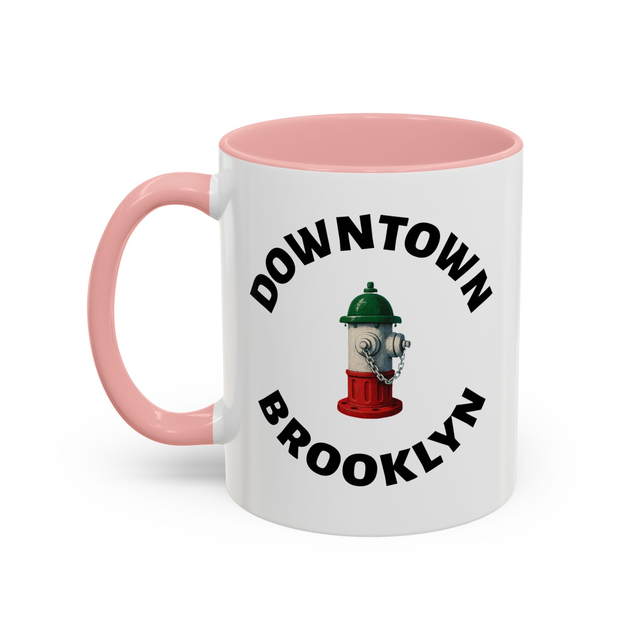 Downtown Coffee Mug with Fire Hydrant Design, Unique Gift for Italians, Fun Kitchen Decor