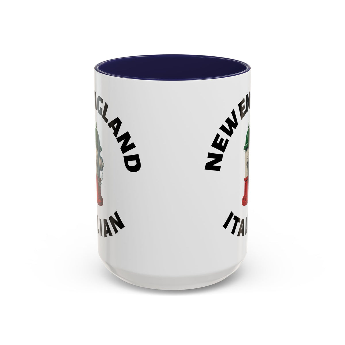 New England Coffee Mug with Fire Hydrant Design, Unique Gift for Italians, Fun Kitchen Decor