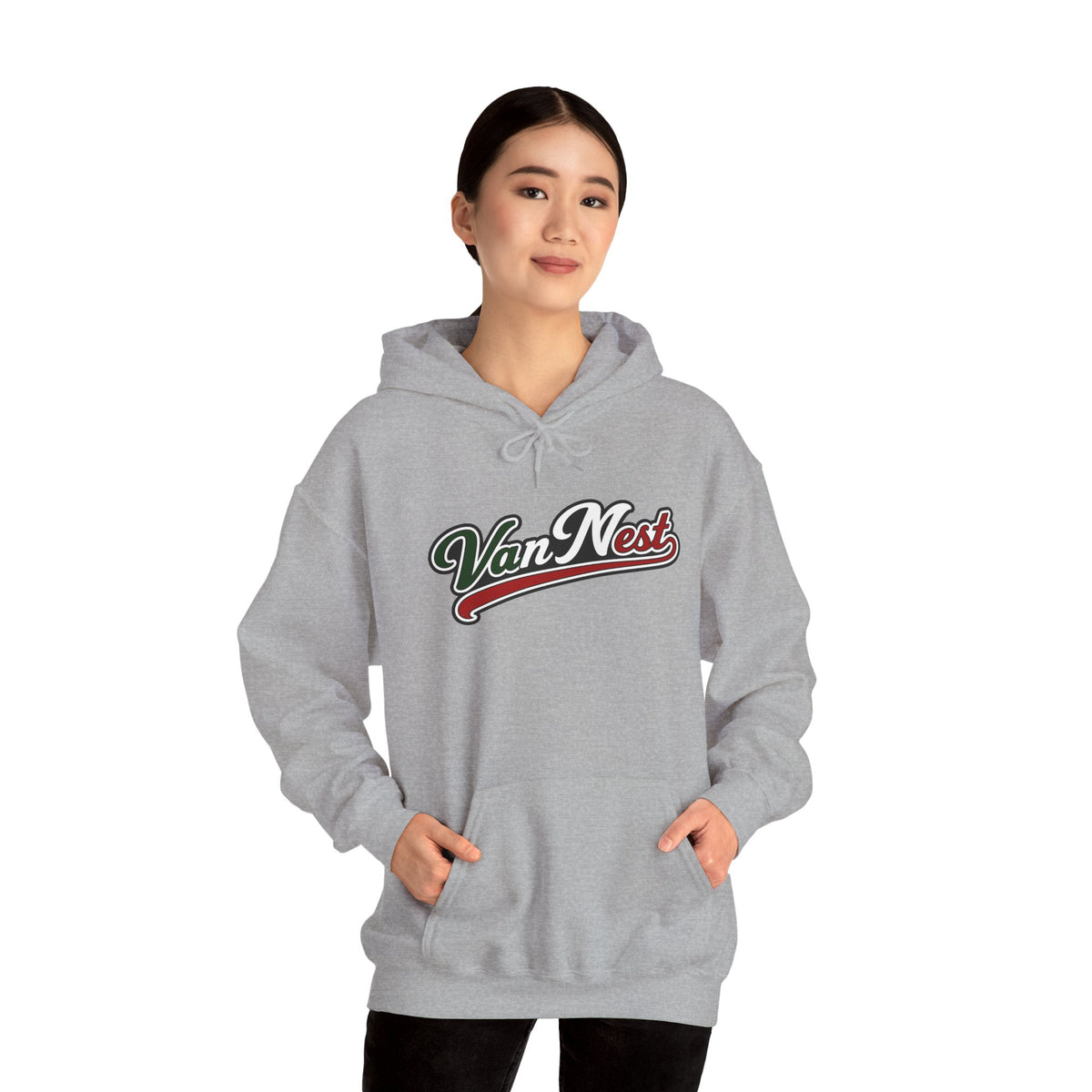 Van Nest Hoodie — Italian Flag Script Pullover