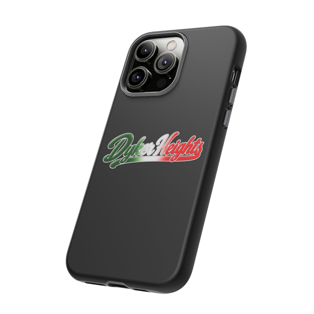 Dyker Heights Black Phone Case, Tough Cases for iPhone, Gift for Italians, Stylish Phone Cover, Unique Phone Accessory