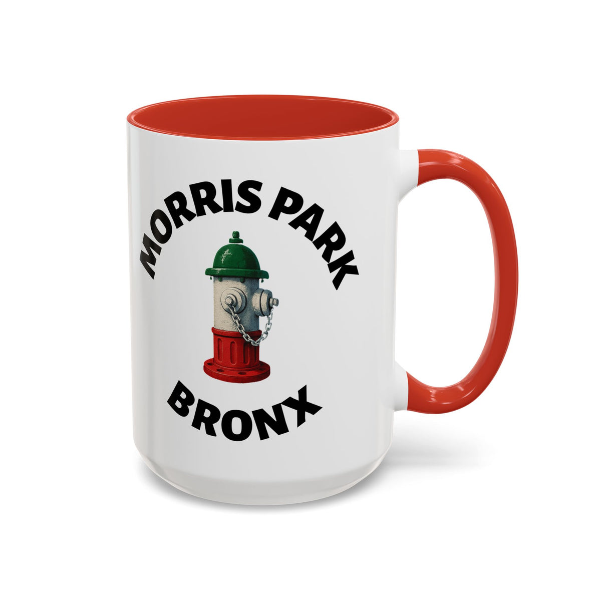 Morris Park Coffee Mug with Fire Hydrant Design, Unique Gift for Italians, Fun Kitchen Decor